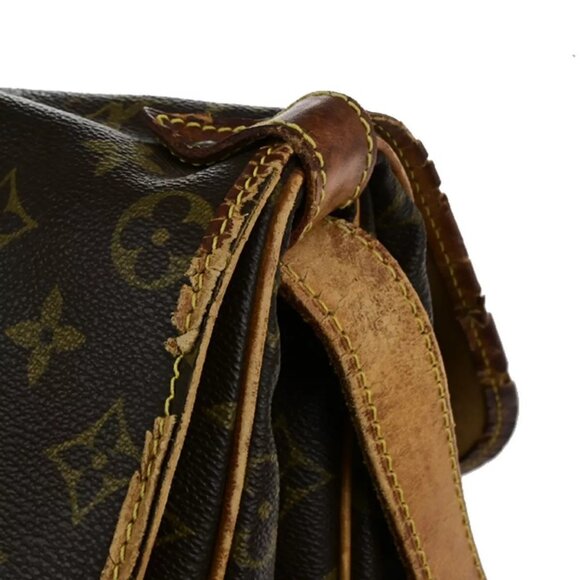LOUIS VUITTON Saumur 35 Shoulder Bag Monogram Leather BN France - Picture 16 of 16